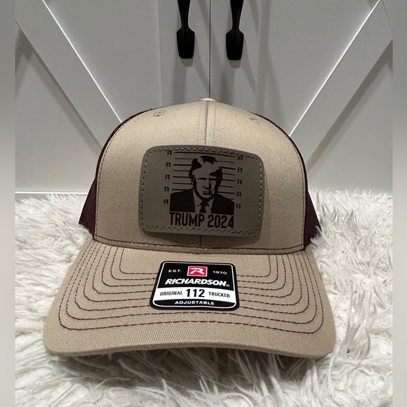 Trucker SnapBack Richardson 112 hat TRUMP mugshot - Picture 2 of 2